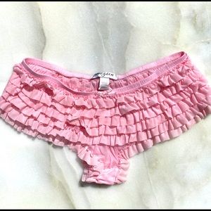Light Pink Honeydew Rumba Lace Ruffle Boyshorts